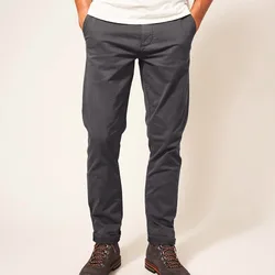 Sutton Organic Chino Trousers - Dark Grey