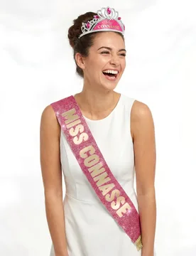 Miss Connasse Schärpe und Diadem Set - BCI - FashionsVida