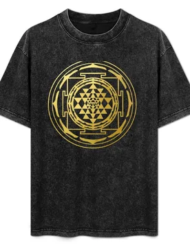 Sri Yantra sacred geometry mandala healing protection amulet T-Shirt High Elasticity Sports T-Shirt - Aliexpress - FashionsVida