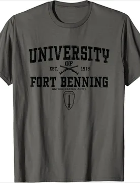 University of Fort Benning-Army Infantry Home design-100% cotton summer casual O-neck short sleeve printed men's T-shirt - Aliexpress - FashionsVida