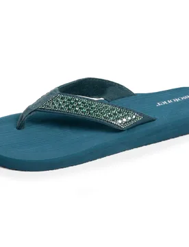 Tongs yoga confort Vert canard vert canard 37 - Isotoner - FashionsVida