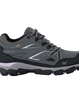 Womens/ladies Holcombe Iii Low Walking Shoes (Briar/wisteria) - Grey - Size Uk 3 - Regatta - FashionsVida