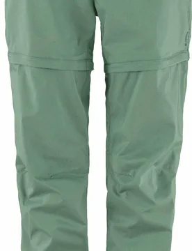 Pantalon de randonnée convertible - Abisko Hike Zip Off Trousers W Patina Green - Taille S/M - Vert - Fjall Raven - FashionsVida