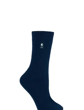 Women's 1 Pair SOCKSHOP 1.0 TOG Ultra Lite Plain Socks Navy 4-8 Ladies - Blue - Size: Small - Heat Holders - FashionsVida