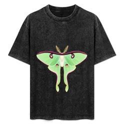 Luna Moth T-Shirt Worker Basic Short Sleeve Tee