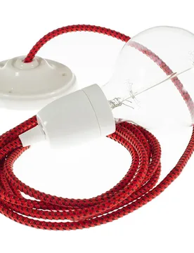 Cables Suspension Luminaire Rt94 3d 1 M Red Devil / White One Size - Creative - FashionsVida