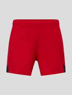 Saracens Mens 25/26 Pro Home Shorts Caviar/Racing Red S male - Castore - FashionsVida