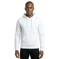 Felpa Con Cappuccio Raglan Sweat White 3XL
