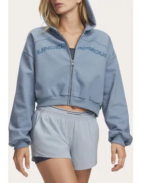 Sudadera de mujer Icon Flc Wordmark FZ - Under Armour - FashionsVida