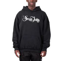 Retro Logo Peached Hoodie Black XL Herren