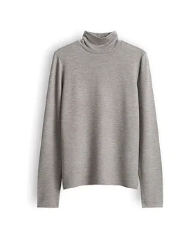 Jersey de cuello alto KIROSIE SOFT gris claro 36 - someday - FashionsVida
