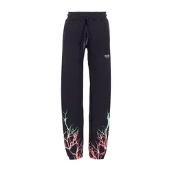 Pantalone Tuta Leggero Uomo Lightning Pants Black/red/green