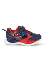 Sneakers blu e rosse con luci M13063 30