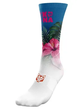 Calzini Kona Pua Aloalo Blue EU 44-48 - OTSO - FashionsVida