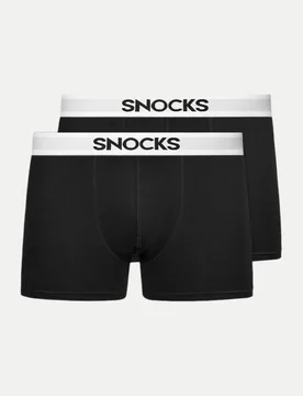Boxershorts 2er Pack Schwarz XXL - Snocks - FashionsVida