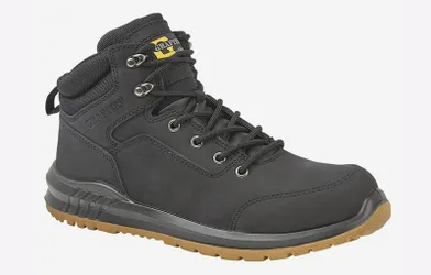 Sitka Safety Boots Mens - Black Nubuck Leather - Size Uk 6