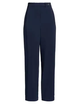 Pantalones Mujer Azul noche 34,36,38 Mujer - Emporio armani - FashionsVida