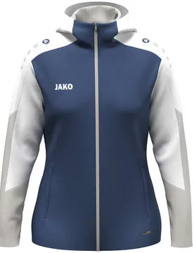 Kapuzenjacke Dynamic Damen (nachtblau/weiß/hellgrau / Größe M (38/40) / Damen Sportgrößen) - Jako - FashionsVida
