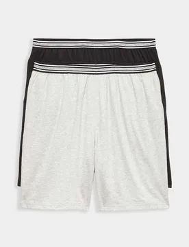 Pack Pure Cotton Jersey Pyjama Shorts Grey Mix male - M&S - FashionsVida