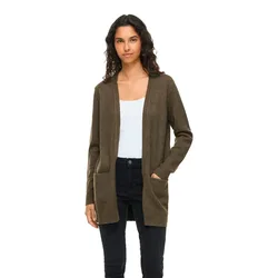 Cardigan Ril Long Forest Night / Dark Melange XS