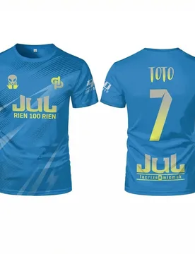 New JUL Toto Ninetta Rien 100 Rien Jersey Summer Outdoor Breathable Soccer Training T-Shirt Men's And Women's Crew Neck Tee - Aliexpress - FashionsVida