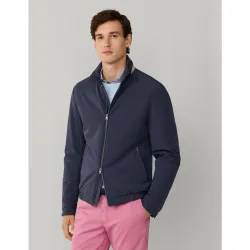 Chaqueta de hombre acolchada elástica de nailon