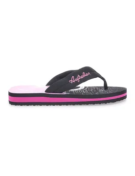 Infradito nere e fucsia con stampa grafica da donna AU24W408 39 - Australian - FashionsVida