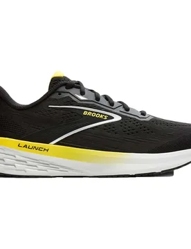 Scarpe Da Running Launch 12 Black / Cyber Yellow / Oyster EU 45 - Brooks - FashionsVida