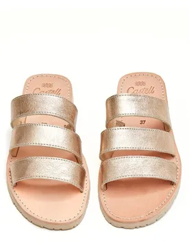 Sandalias de mujer con tres tiras - CASTELL MENORCA - FashionsVida