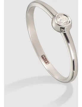 Anillo de oro y diamante solitario Mio - El Corte Inglés - FashionsVida