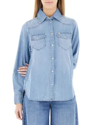 Camicia in jeans AZZURRO CHIARO 46