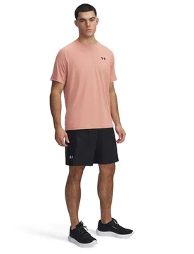 Mens Woven Fitness Bermuda Shorts With Elasticated Waistband In .Black - Size Small - Under armour - FashionsVida