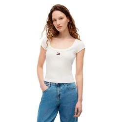 T-shirt à Manches Courtes Dw0dw22793 Ancient White M