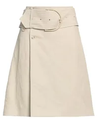 Midi-Rock Damen Beige 34,36 Damen