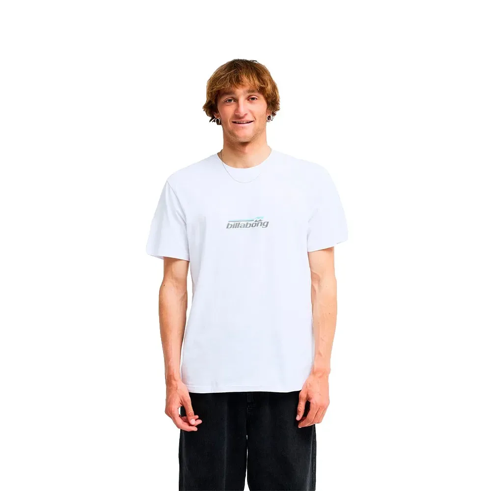Maglietta A Maniche Corte Word Mark White 2XL - Billabong - FashionsVida