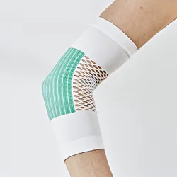 Ellenbogen-/Kniebandage mit Gelenkpflege grün