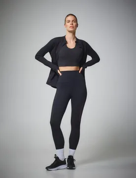Malla larga 7-8 con mesh de training de mujer - Boomerang - FashionsVida
