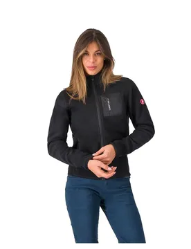 Giacca Classico Fleece Black - Castelli - FashionsVida