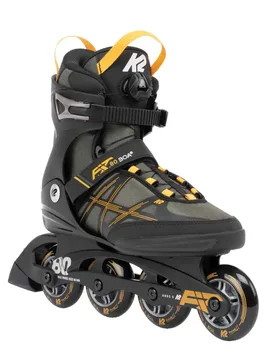 Patins En Ligne F.i.t80 Boa Grey / Mustard EU 44 - K2 Skates - FashionsVida