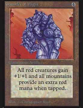 Gauntlet of Might (Not Tournament Legal) International Edition - Magic: The Gathering - FashionsVida