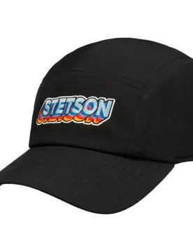 Panel Stacked Letters Cap by - black - Size: One Size - Stetson - FashionsVida
