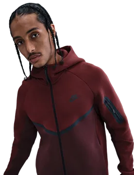 Tech Fleece Herren Kapuzenpullover - Rot - Größe M Red M - Nike - FashionsVida