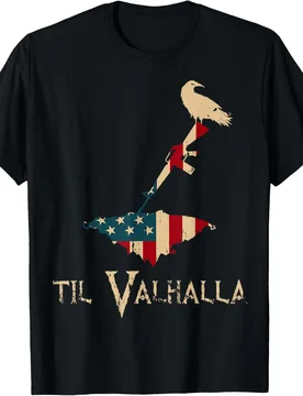 Til Valhalla Nordic Warrior Until Valhalla T-Shirt 100% Cotton O-Neck Short Sleeve Summer Casual Mens T-shirt Streetwear - Aliexpress - FashionsVida