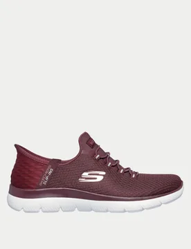 Summits Diamond Dream Slip-In Trainers Burgundy female - Skechers - FashionsVida