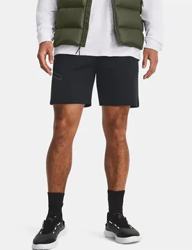 Short Unstoppable Fleece Black / Black XL - Under armour - FashionsVida