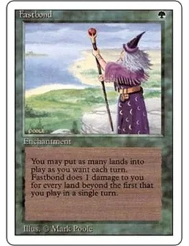 Fastbond Revised (3rd Edition) - Magic: The Gathering - FashionsVida