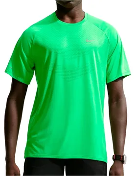 Dri-fit adv stride camiseta técnica manga corta hombre Verde (XL) - Nike - FashionsVida