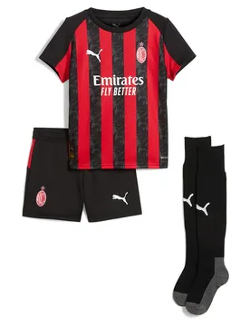 Ensemble Junior à Manches Courtes Domicile Ac Milan Mini 25/26 For All Time Red / Black 24 Mois-3 Années Garçon - Puma - FashionsVida