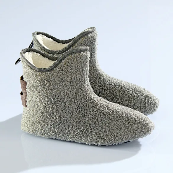 Pagen Hausschuh "Ava" grau - 3Pagen - FashionsVida