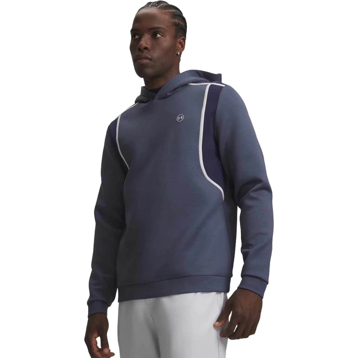 Layer Drive Hood, grau/navy xxl - Under armour - FashionsVida